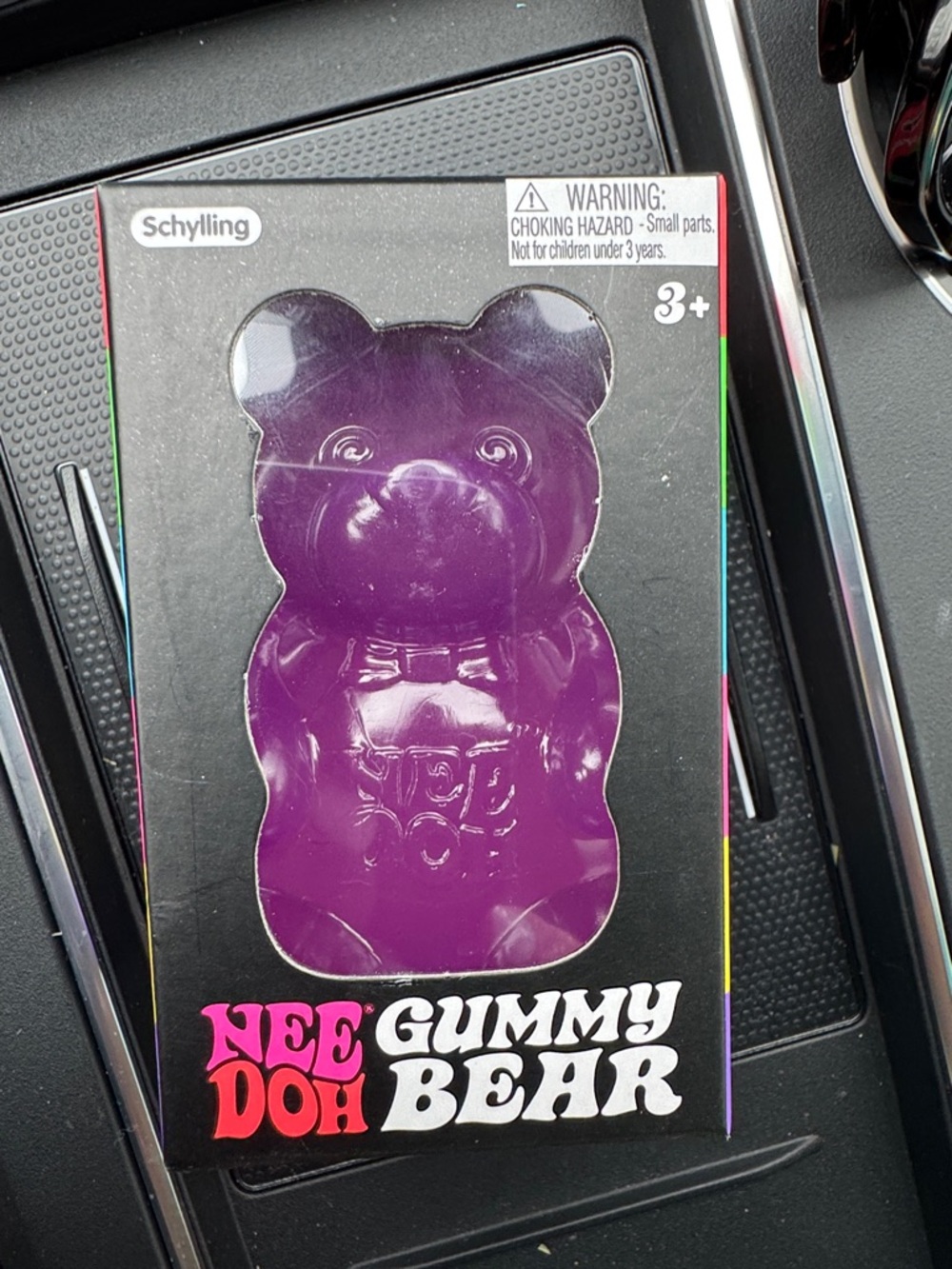 NeeDoh Purple Gummy Bear Squishy Toy